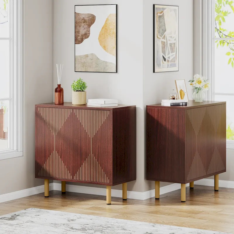 Mobile credenza a buffet da 58 pollici con ante, mobiletto indipendente