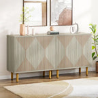 Mobile credenza a buffet da 58 pollici con ante, mobiletto indipendente