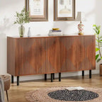Mobile credenza a buffet da 58 pollici con ante, mobiletto indipendente