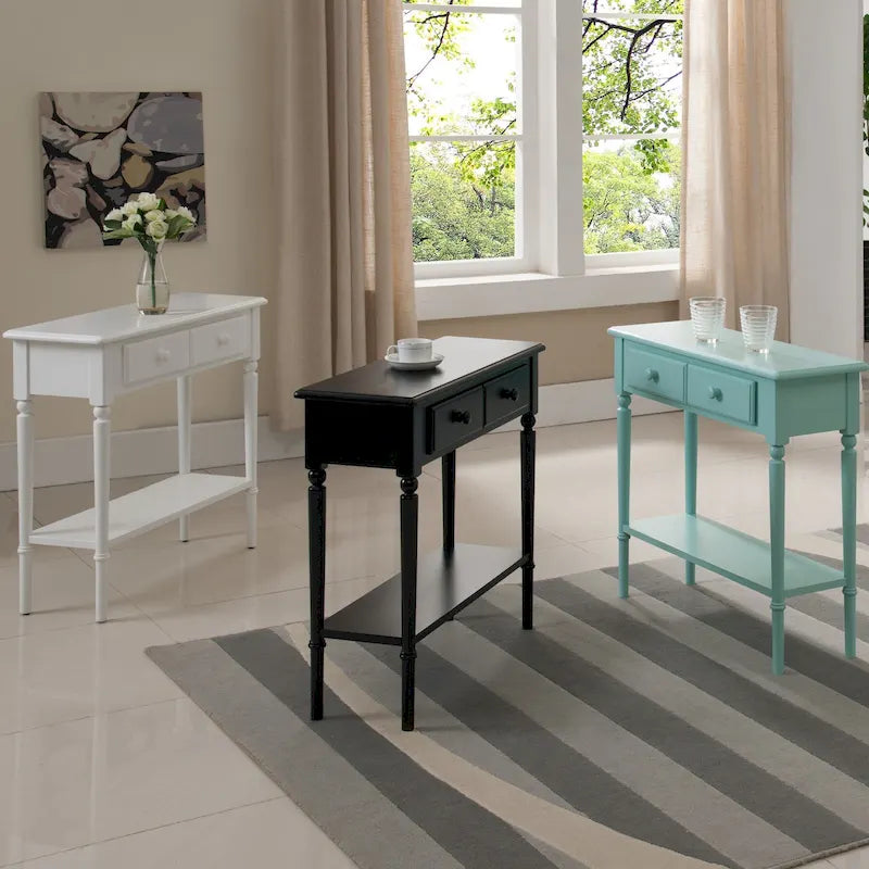 Leick Home Coastal, Console étroite de couloir à un tiroir