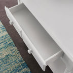 Leick Home Tavolino Consolle Stretto da Ingresso o Divano con Un Cassetto, Stile Costiero