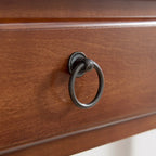 Leick Home Tavolino Consolle Stretto da Ingresso o Divano con Un Cassetto, Stile Costiero