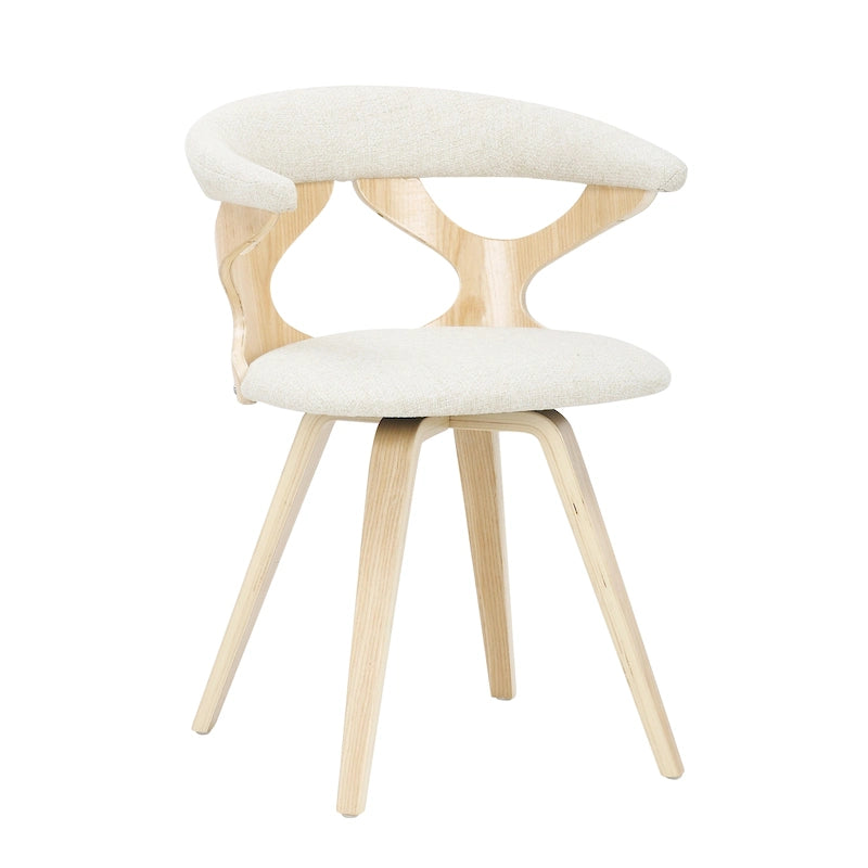 Chaise de salle à manger/chaise d'appoint pivotante moderne de style Mid-Century Carson Carrington Viby - N/A