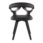 Chaise de salle à manger/chaise d'appoint pivotante moderne de style Mid-Century Carson Carrington Viby - N/A