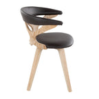 Chaise de salle à manger/chaise d'appoint pivotante moderne de style Mid-Century Carson Carrington Viby - N/A