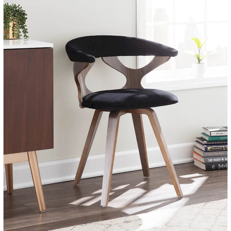 Chaise de salle à manger/chaise d'appoint pivotante moderne de style Mid-Century Carson Carrington Viby - N/A