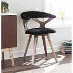 Chaise de salle à manger/chaise d'appoint pivotante moderne de style Mid-Century Carson Carrington Viby - N/A