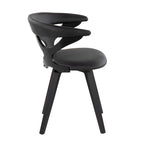 Chaise de salle à manger/chaise d'appoint pivotante moderne de style Mid-Century Carson Carrington Viby - N/A