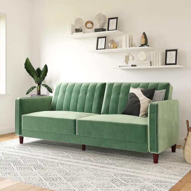 Futon trasformabile trapuntato Ivy Avenue Greene