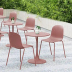 Serena - Set di 4 sedie impilabili da pranzo