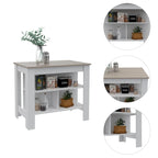 Isola da Cucina con Superficie Antibatterica FM Furniture Brooklyn