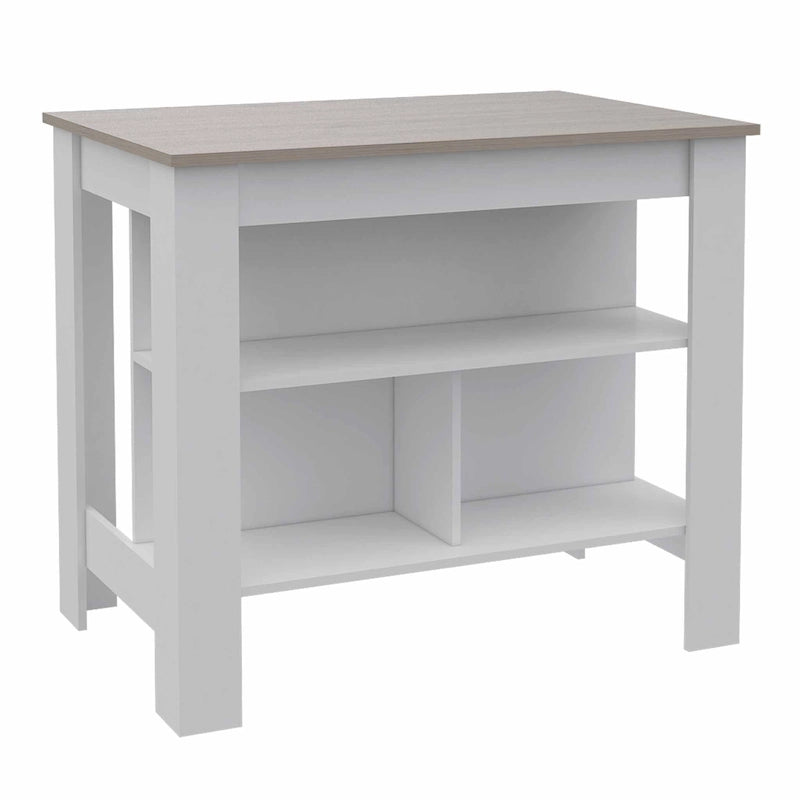 Isola da Cucina con Superficie Antibatterica FM Furniture Brooklyn