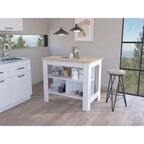 Isola da Cucina con Superficie Antibatterica FM Furniture Brooklyn