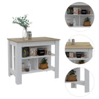 Isola da Cucina con Superficie Antibatterica FM Furniture Brooklyn