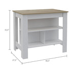 Isola da Cucina con Superficie Antibatterica FM Furniture Brooklyn