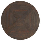 Table à manger ronde Benchwright marron par iNSPIRE Q Artisan