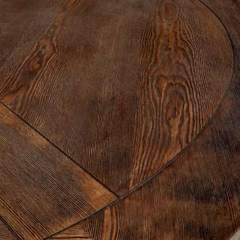 Table à manger ronde Benchwright marron par iNSPIRE Q Artisan