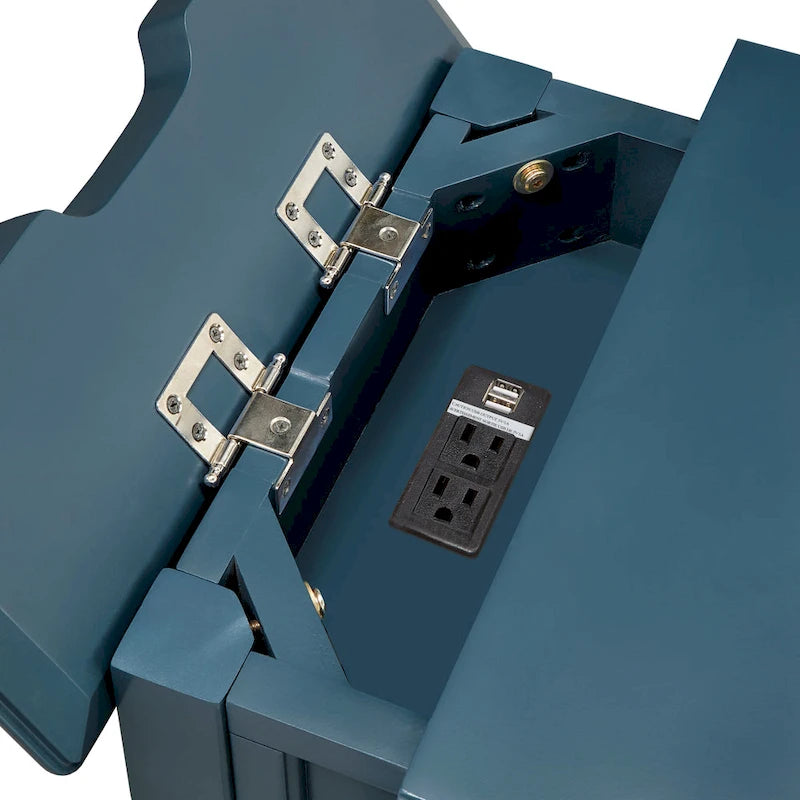 Tavolino con 1 cassetto Zayden con stazione di ricarica di iNSPIRE Q Bold