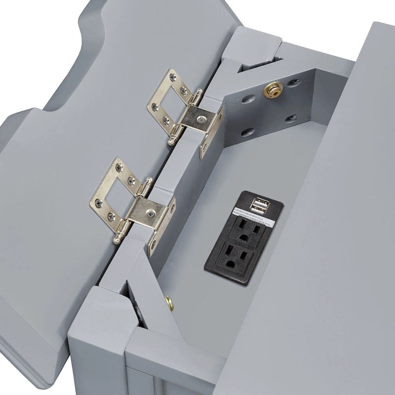 Tavolino con 1 cassetto Zayden con stazione di ricarica di iNSPIRE Q Bold