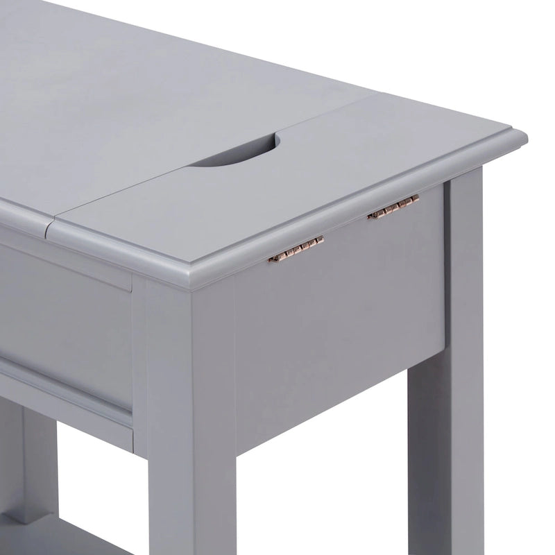 Tavolino con 1 cassetto Zayden con stazione di ricarica di iNSPIRE Q Bold