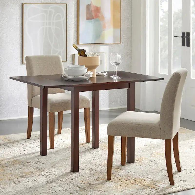 Set da pranzo a 3 pezzi con ante a ribalta Jordan Simple Living