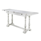 SEI Furniture Tavolo da pranzo a consolle con cavalletto a ribalta stile rustico Eddlewood