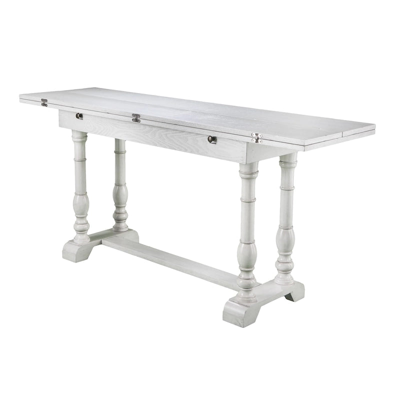 SEI Furniture Tavolo da pranzo a consolle con cavalletto a ribalta stile rustico Eddlewood