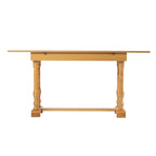 SEI Furniture Tavolo da pranzo a consolle con cavalletto a ribalta stile rustico Eddlewood