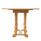 SEI Furniture Tavolo da pranzo a consolle con cavalletto a ribalta stile rustico Eddlewood