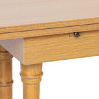 SEI Furniture Tavolo da pranzo a consolle con cavalletto a ribalta stile rustico Eddlewood