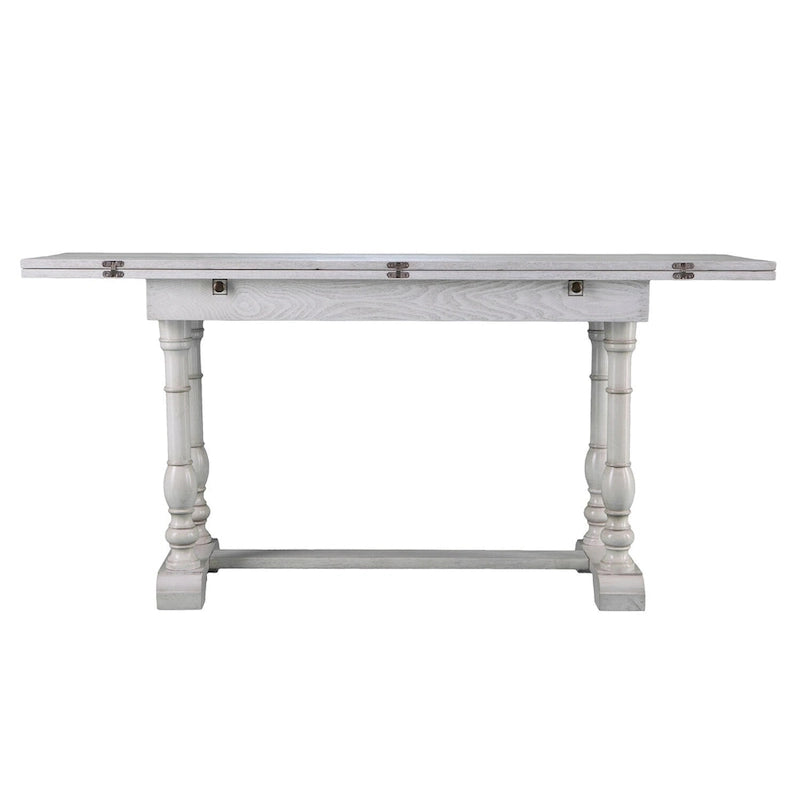 SEI Furniture Tavolo da pranzo a consolle con cavalletto a ribalta stile rustico Eddlewood