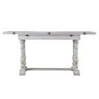 SEI Furniture Tavolo da pranzo a consolle con cavalletto a ribalta stile rustico Eddlewood