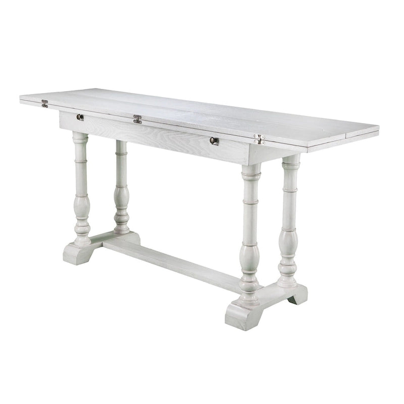 SEI Furniture Tavolo da pranzo a consolle con cavalletto a ribalta stile rustico Eddlewood