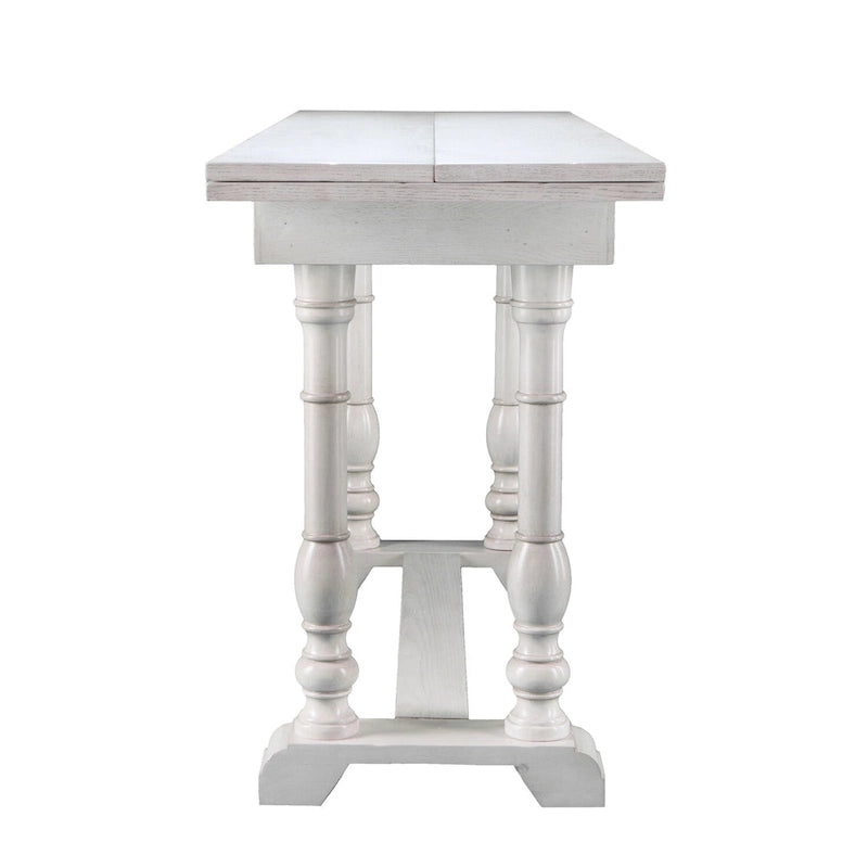 SEI Furniture Tavolo da pranzo a consolle con cavalletto a ribalta stile rustico Eddlewood