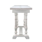 SEI Furniture Tavolo da pranzo a consolle con cavalletto a ribalta stile rustico Eddlewood