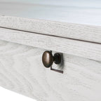 SEI Furniture Tavolo da pranzo a consolle con cavalletto a ribalta stile rustico Eddlewood
