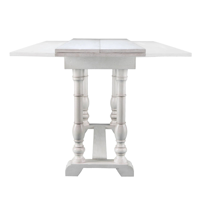 SEI Furniture Tavolo da pranzo a consolle con cavalletto a ribalta stile rustico Eddlewood