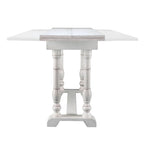 SEI Furniture Tavolo da pranzo a consolle con cavalletto a ribalta stile rustico Eddlewood