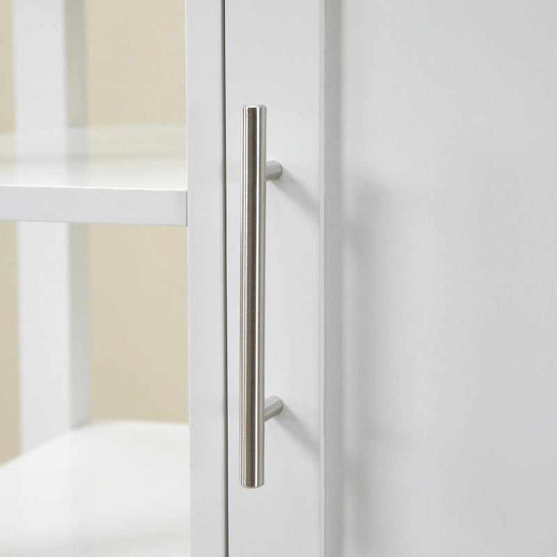 HOMCOM Carrello da Cucina Compatto con Ruote, Carrello Multiuso con Ripiano e Cassetto per Sala da Pranzo