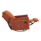 Heido Poltrona Relax Reclinabile Manuale con Funzione Girevole a 360 Gradi, Set da 2