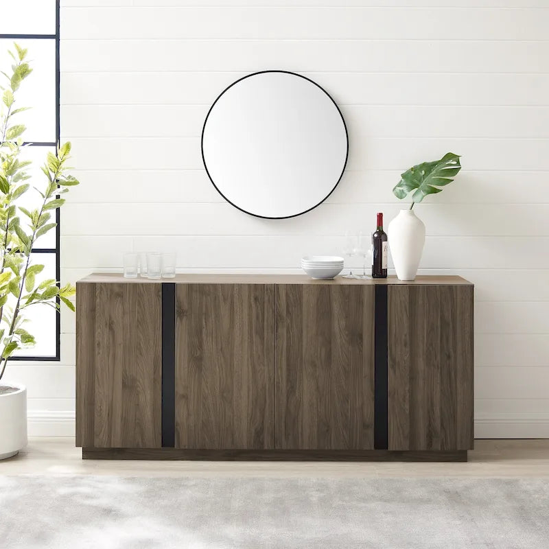 Credenza minimale Middlebrook a 4 ante da 70 pollici