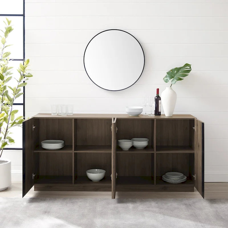 Credenza minimale Middlebrook a 4 ante da 70 pollici