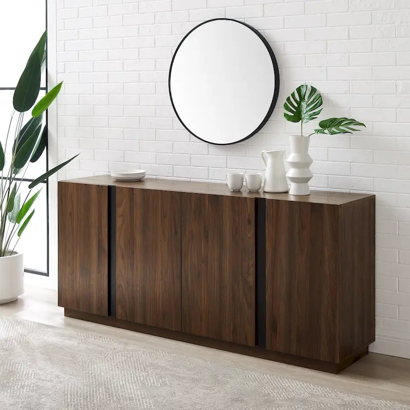 Credenza minimale Middlebrook a 4 ante da 70 pollici