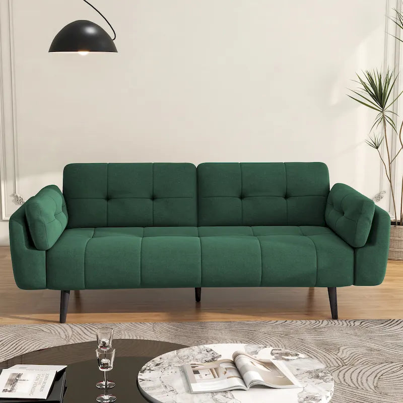 Divano Letto Convertibile Moderno con Schienale Regolabile