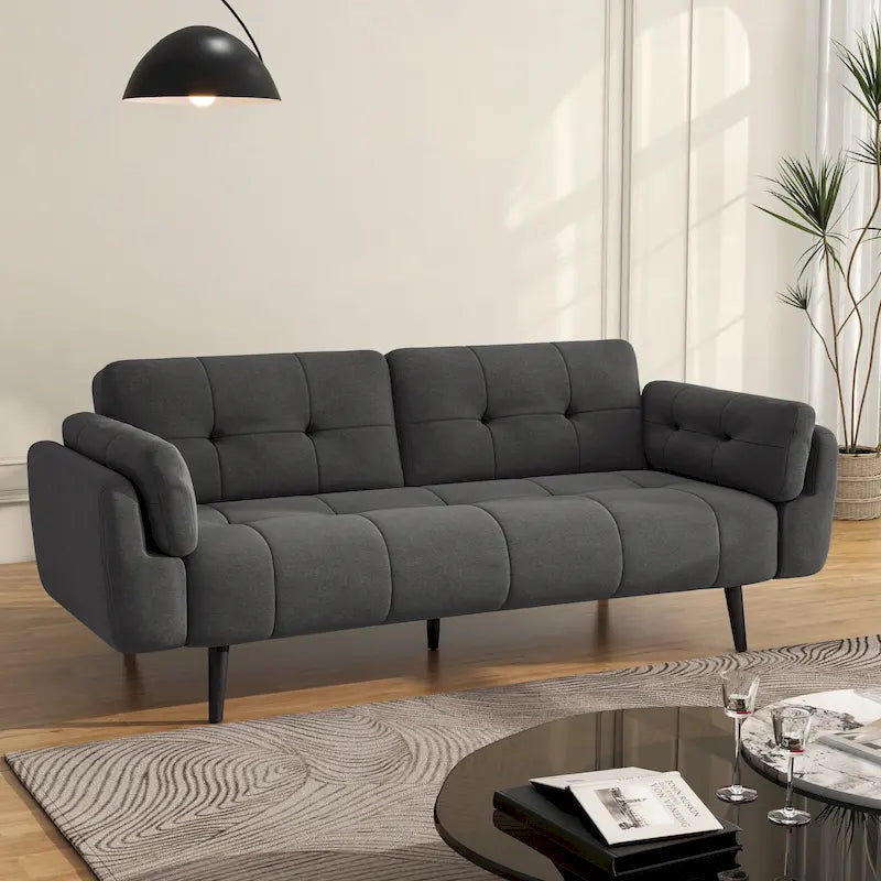 Divano Letto Convertibile Moderno con Schienale Regolabile