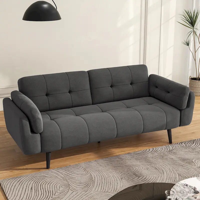 Divano Letto Convertibile Moderno con Schienale Regolabile