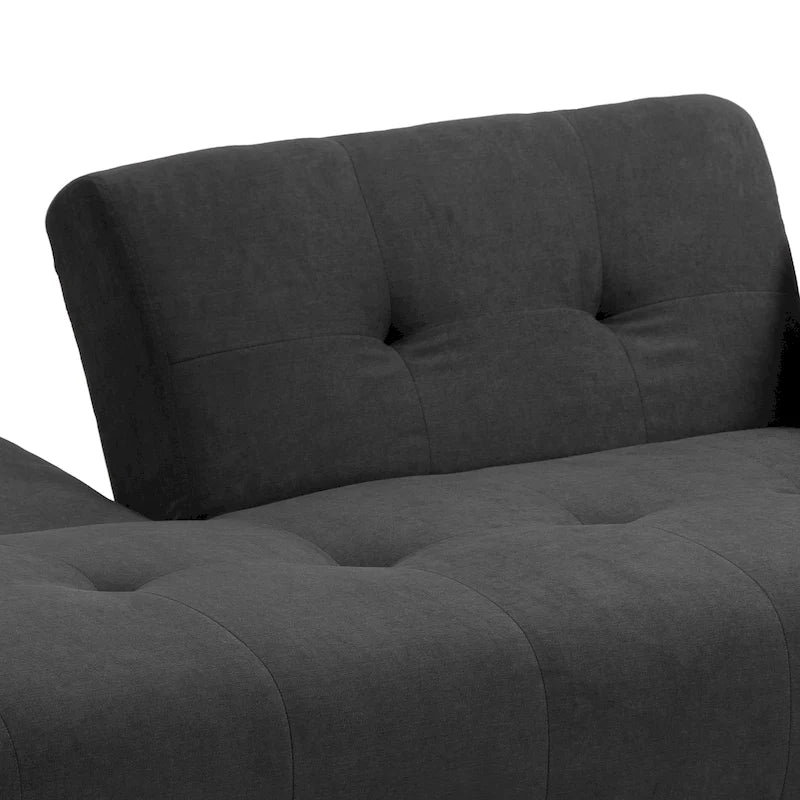 Divano Letto Convertibile Moderno con Schienale Regolabile