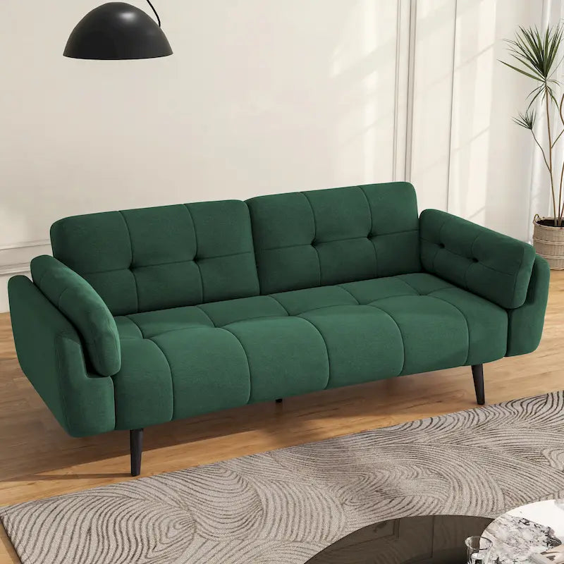 Divano Letto Convertibile Moderno con Schienale Regolabile
