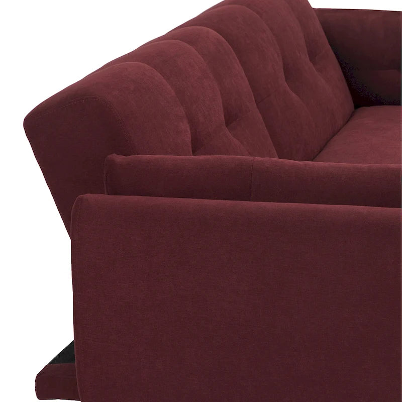 Divano Letto Convertibile Moderno con Schienale Regolabile