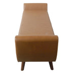 Panca Contenitore Moderna HomePop con Gambe in Legno